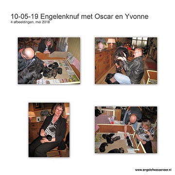 Oscar en Yvonne komen knuffelen